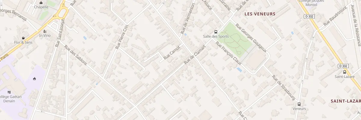 Plan du 28B Rue de Clamart à Compiègne