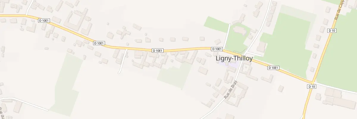 Plan du 27 Rue de Miraumont à Ligny-Thilloy