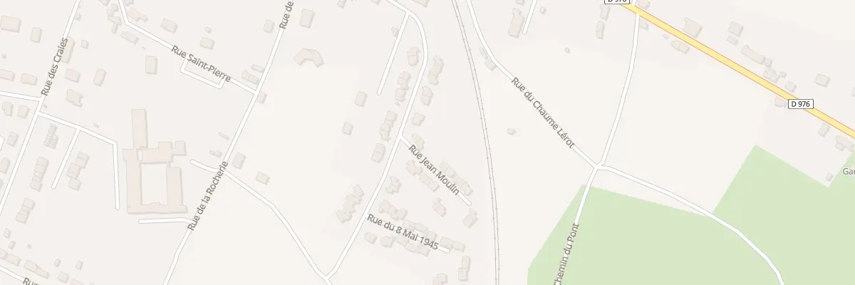 Plan du 8 Rue Jean Moulin à Nérondes