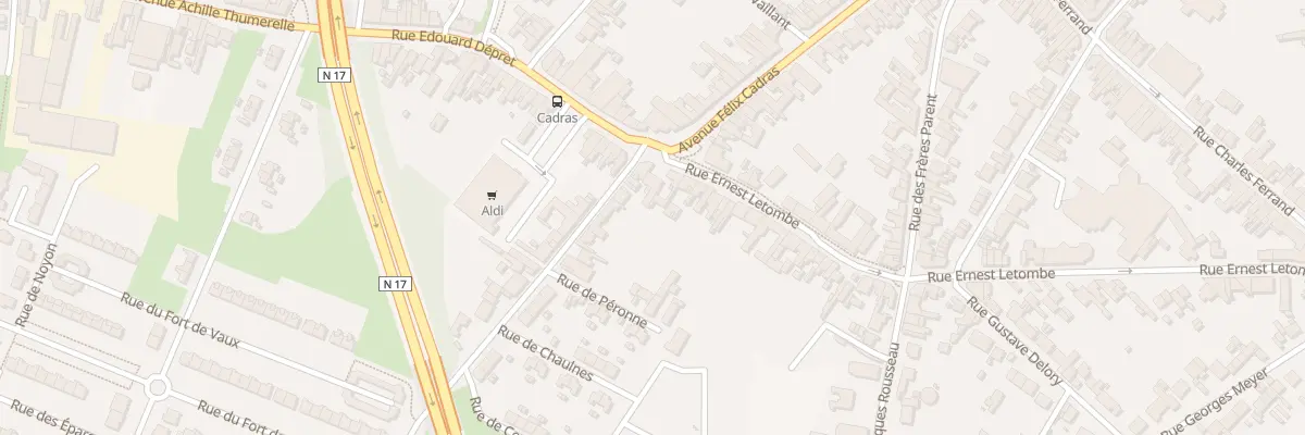 Plan du 6 Rue Ernest Letombe à Avion
