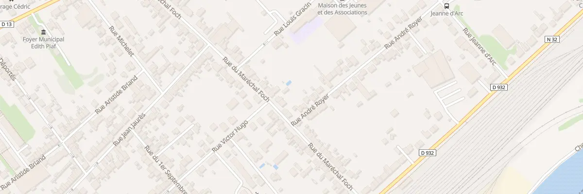 Plan du 204 Rue Marechal Foch à Margny-lès-Compiègne