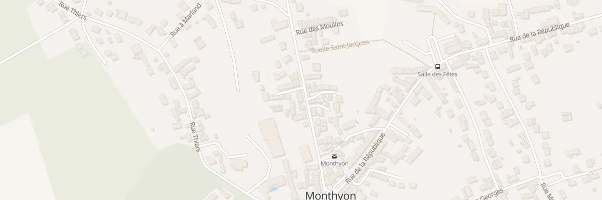 Plan du 25 Rue des Moulins à Monthyon