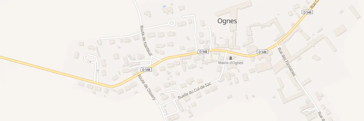 Plan du 19 Rue Claude Tillet à Ognes