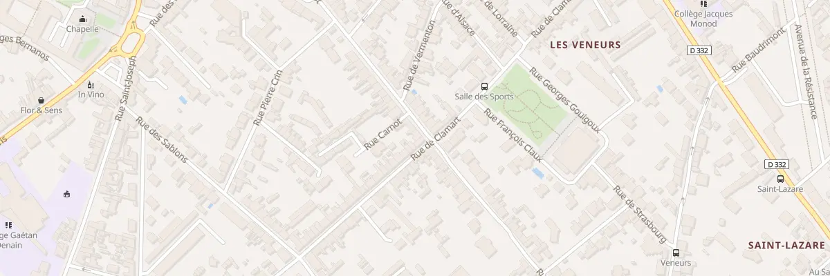 Plan du 32 Rue Carnot à Compiègne