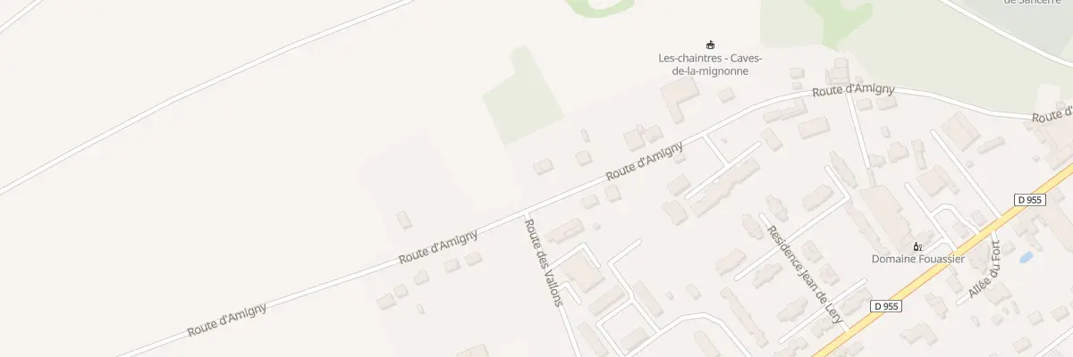 Plan du 550 Rte d’Amigny à Sancerre