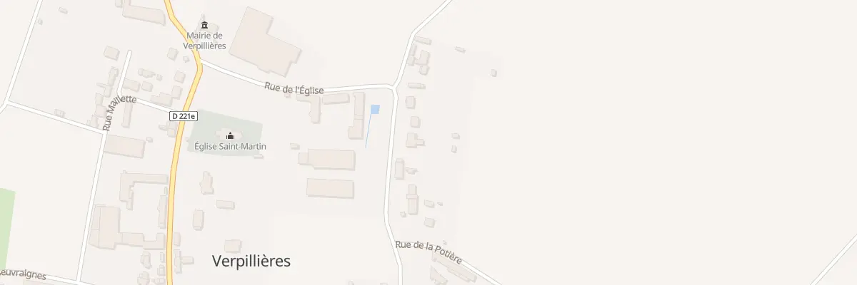 Plan du 6T Rue de Nesle à Verpillières