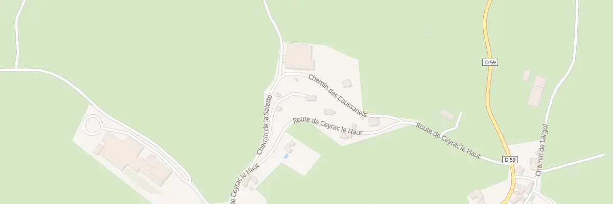 Plan des Vignottes à Gabriac