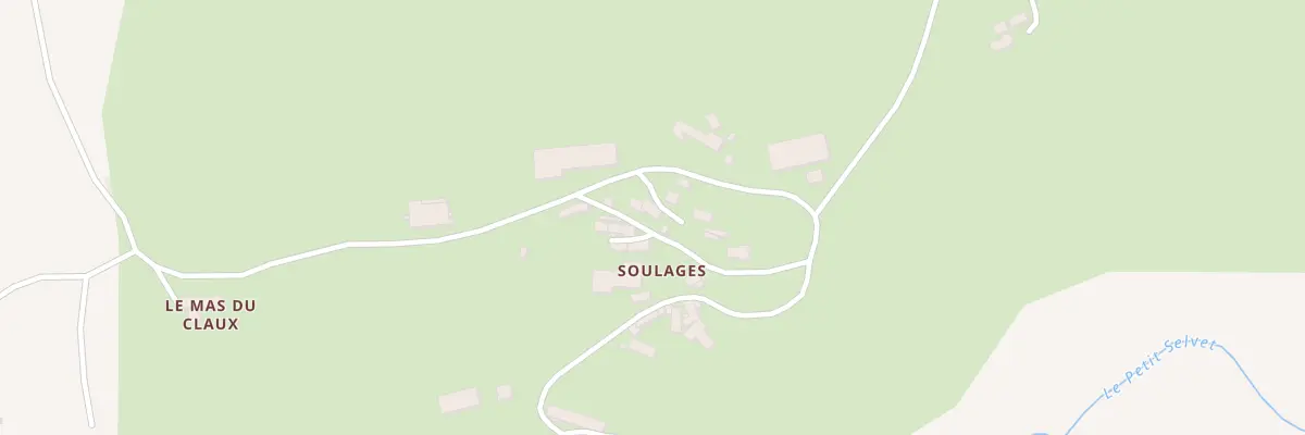 Plan du 5076 Soulages à Cassuéjouls