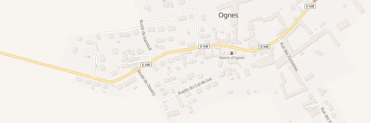 Plan du 21 Rue Claude Tillet à Ognes