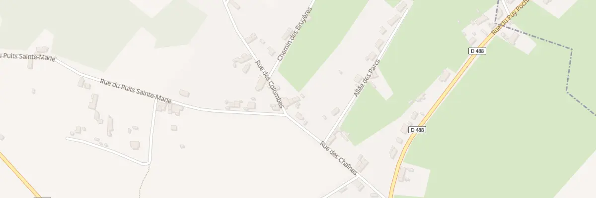 Plan du 27 Rue des Colombes à Montvicq