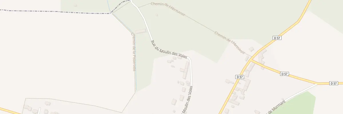 Plan du 21 Rue du Moulin des Voies à Saint-Méry