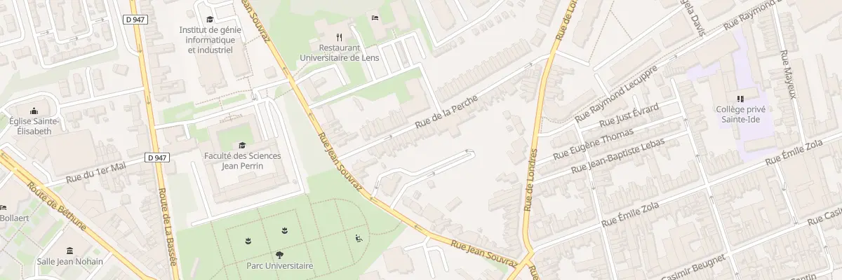 Plan du 49 Rue de la Perche à Lens