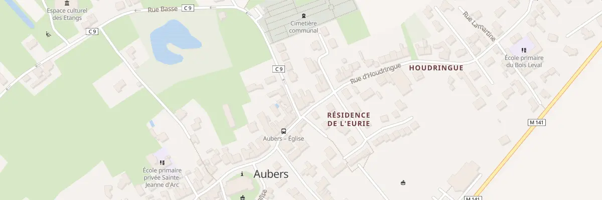 Plan du 1 Rue d’Houdringue à Aubers