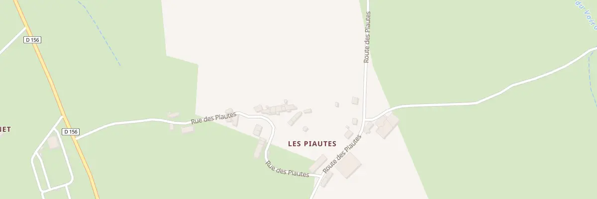 Plan du 6 Rte des Piautes à Montvicq