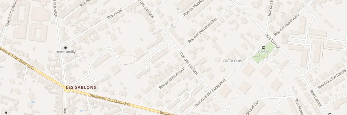 Plan du 50 Rue des Sablons à Compiègne