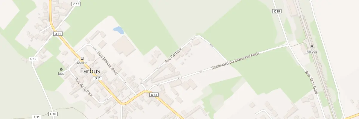 Plan du 10 Rue Pasteur à Farbus