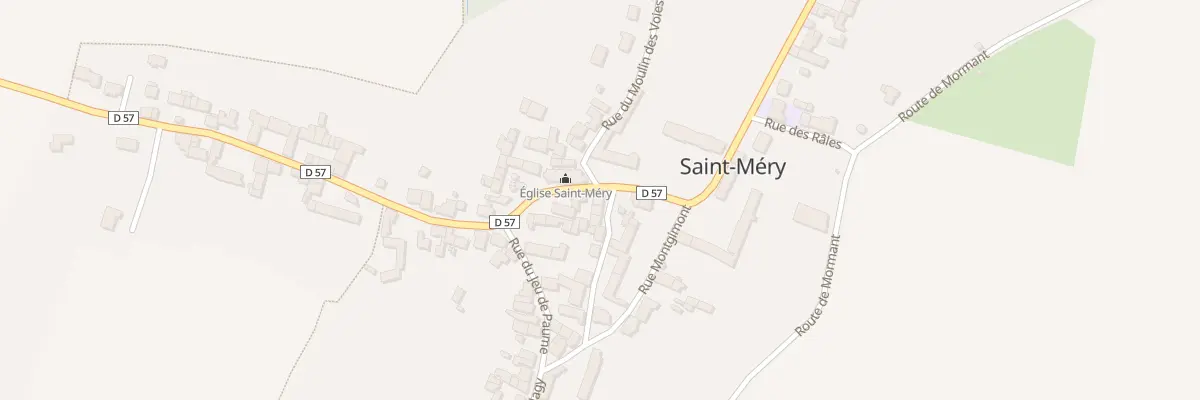 Plan du 2 Rue de la Grange aux Dîmes à Saint-Méry