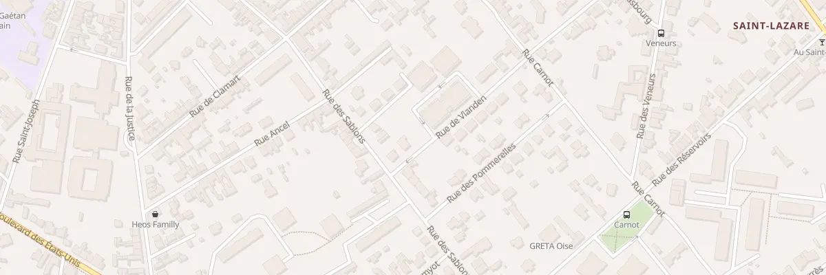 Plan du 41 Rue des Sablons à Compiègne