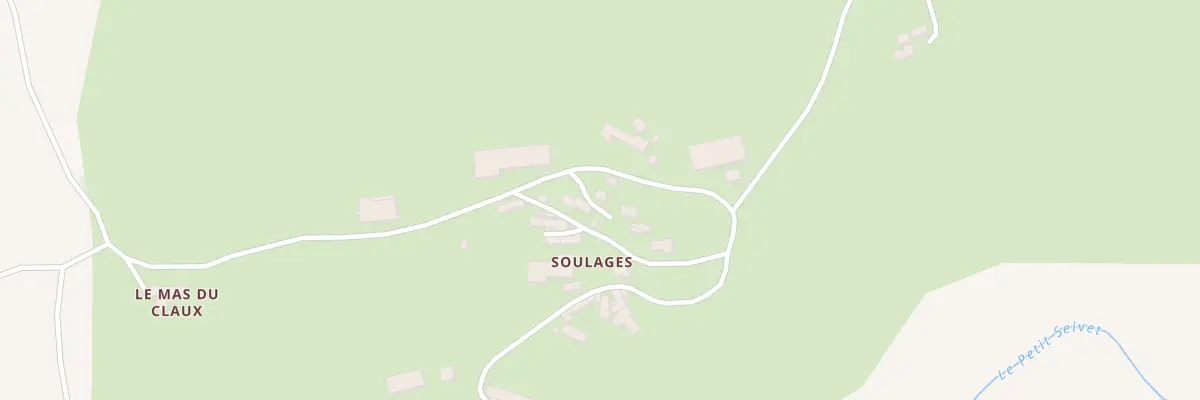 Plan du 5073 Soulages à Cassuéjouls