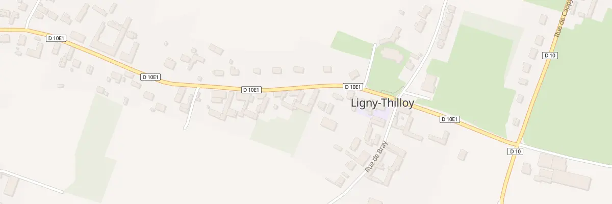 Plan du 25 Rue de Miraumont à Ligny-Thilloy