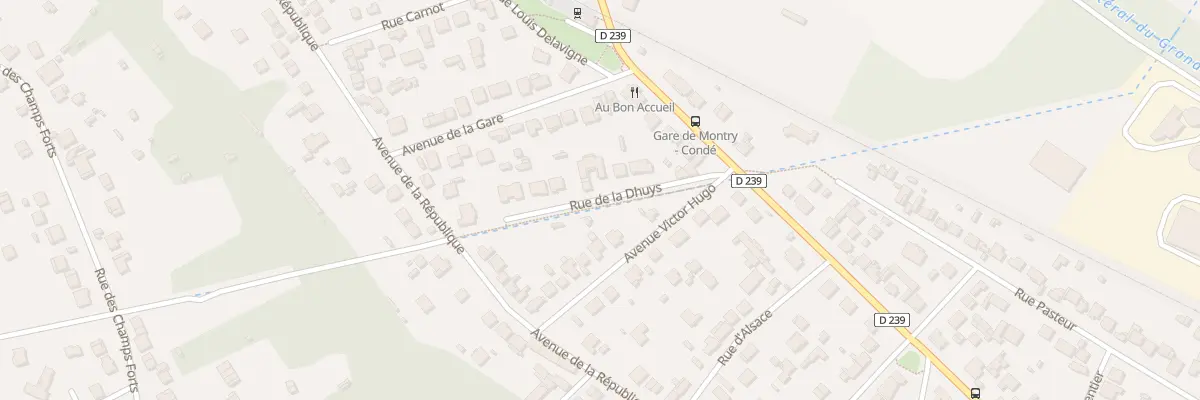 Plan du 6 Rue de la Dhuys à Montry