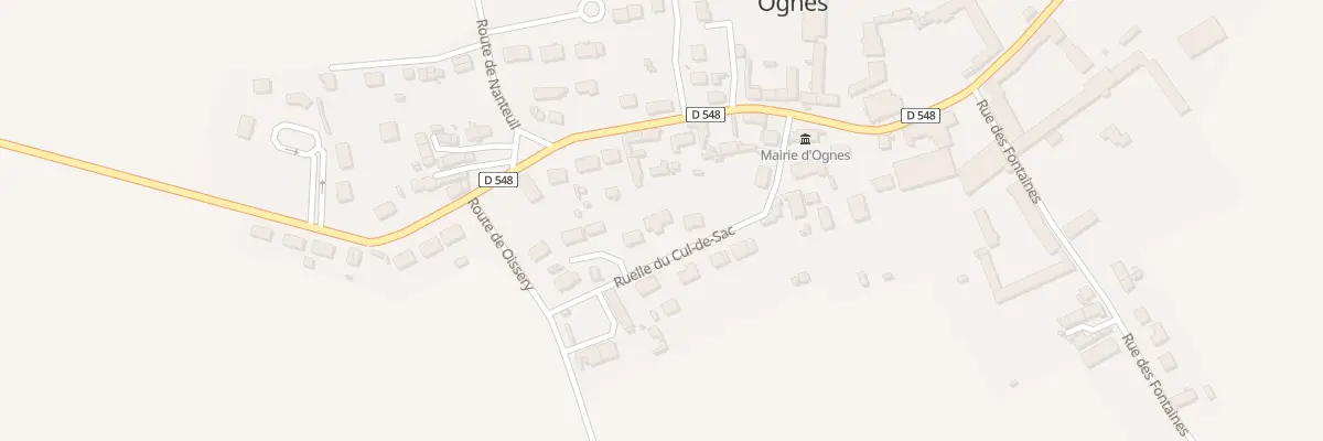 Plan du 11 Rle du Cul de Sac à Ognes