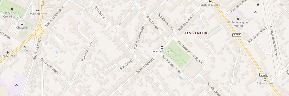 Plan du 43 Rue Carnot à Compiègne