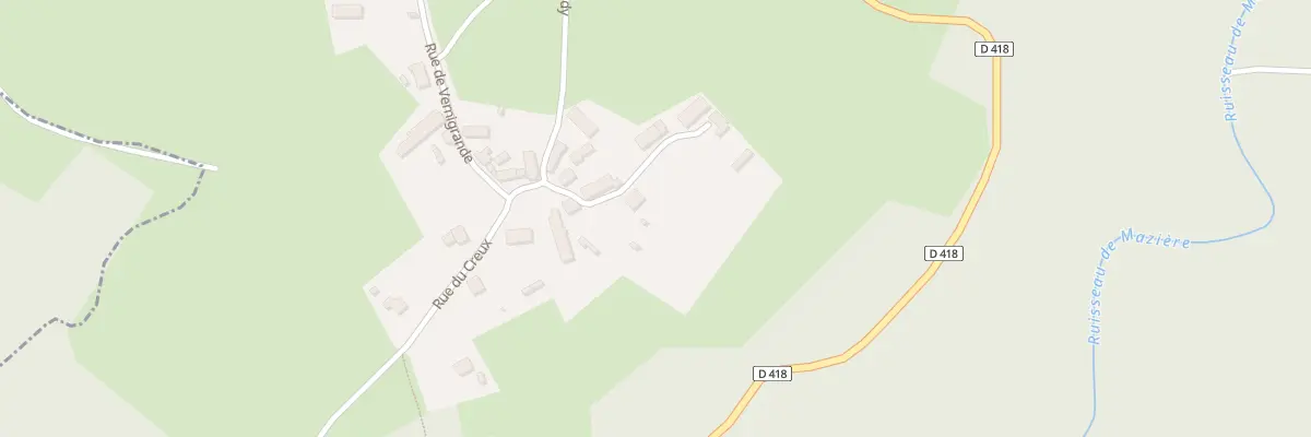 Plan du 5455 Les Rioux à Chapdes-Beaufort