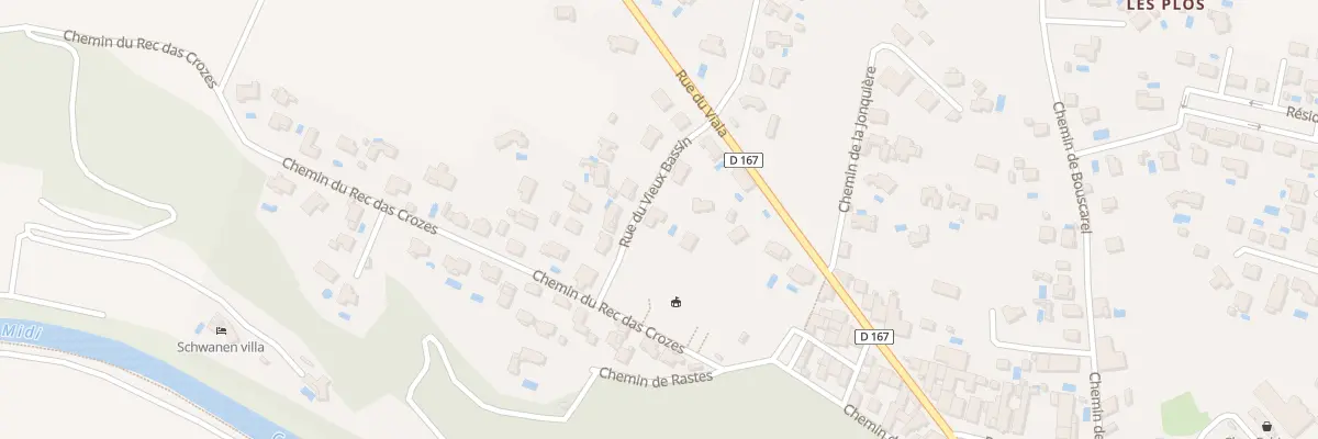 Plan du 5 Rue du Vieux Bassin à Paraza