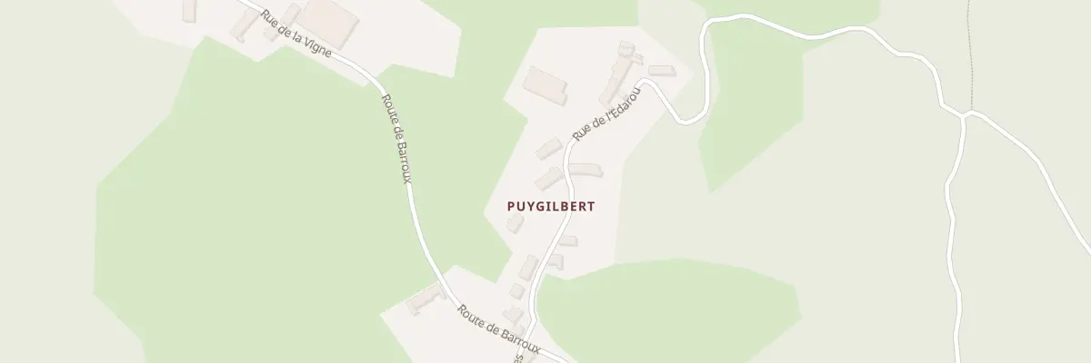 Plan du 7 Rue de l’Edarou - Puygilbert à Queuille