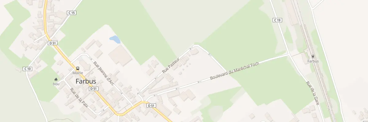 Plan du 16 Rue Pasteur à Farbus