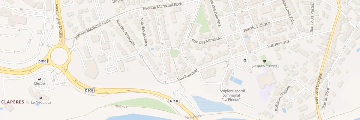 Plan du 14 Rue du Square au Boulou