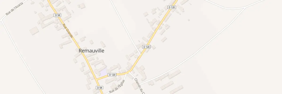 Plan du 12 Rue du Hongre à Remauville