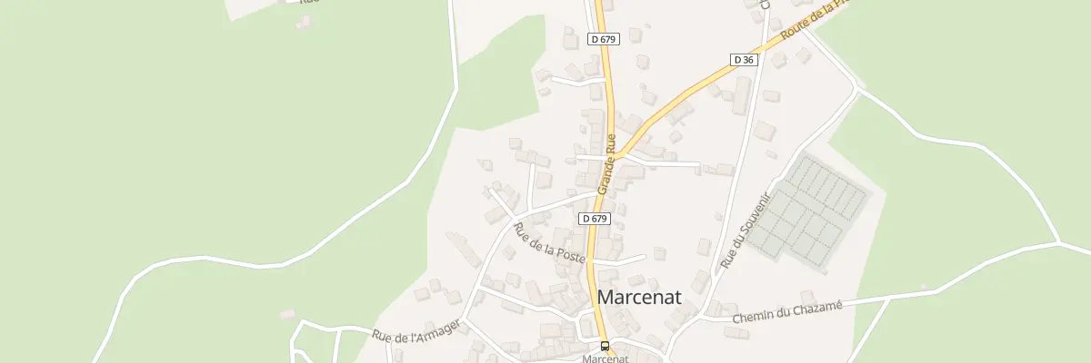 Plan du 17 Rue de la Fumade à Marcenat