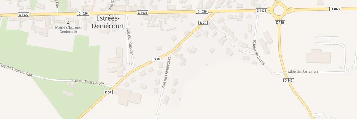 Plan du 9 Rue de Nesle à Estrées-Deniécourt