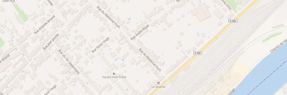 Plan du 118 Rue Marechal Foch à Margny-lès-Compiègne