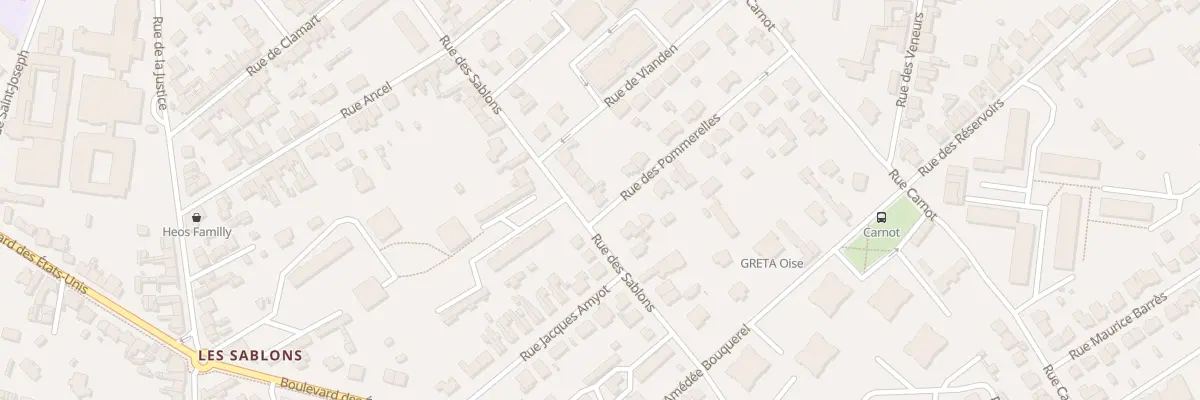 Plan du 51 Rue des Sablons à Compiègne