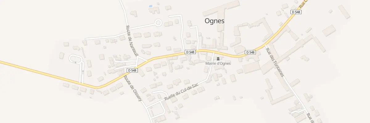 Plan du 15B Rue Claude Tillet à Ognes