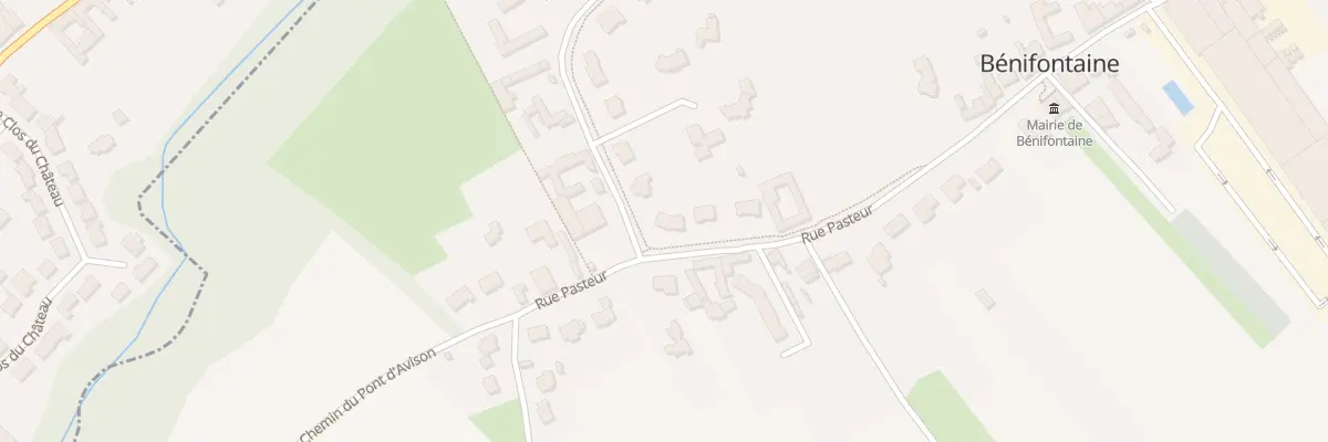 Plan du 52 Rue Pasteur à Bénifontaine