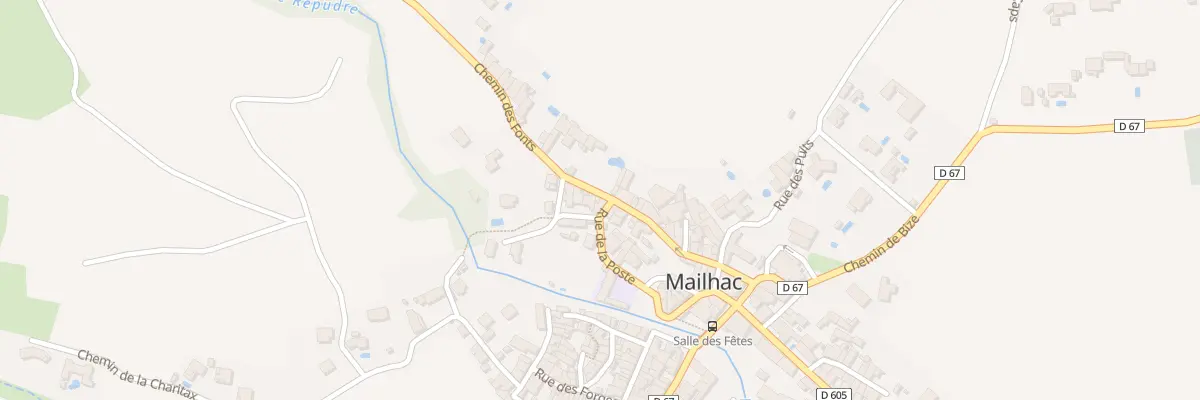 Plan du 14 Che des Fonts à Mailhac