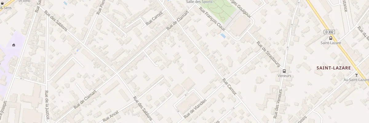 Plan du 54 Rue Carnot à Compiègne