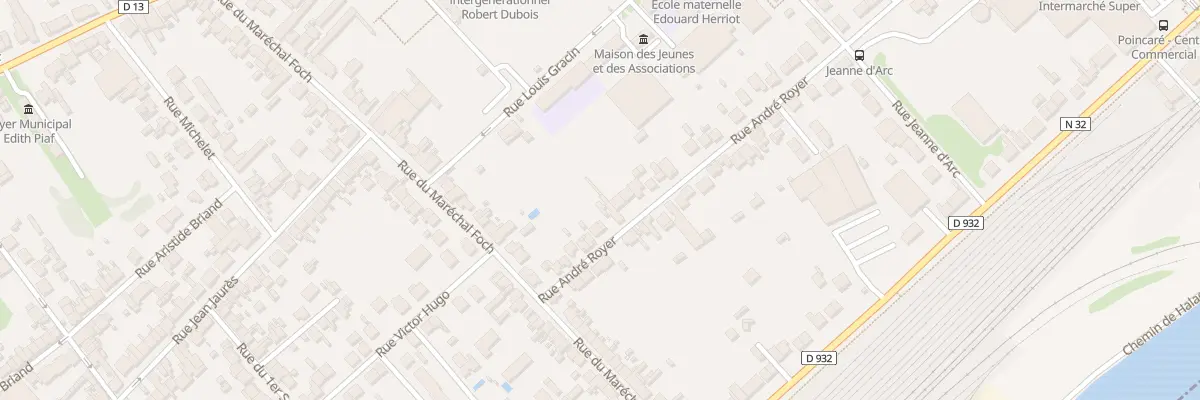 Plan du 87 Rue André Royer à Margny-lès-Compiègne