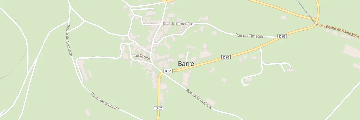 Plan du 3 Rte de Camarès à Barre