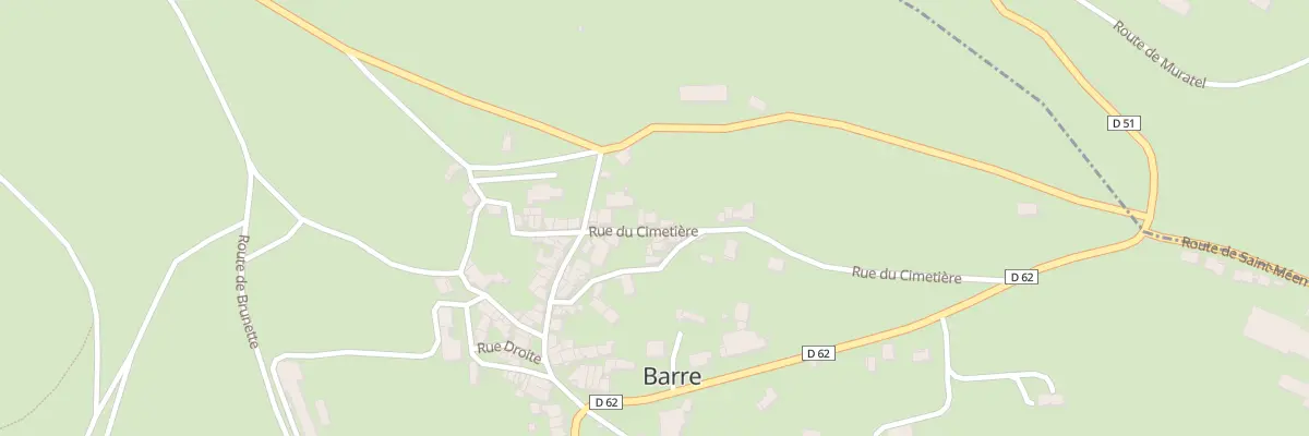 Plan du 5025 Le Bourg à Barre