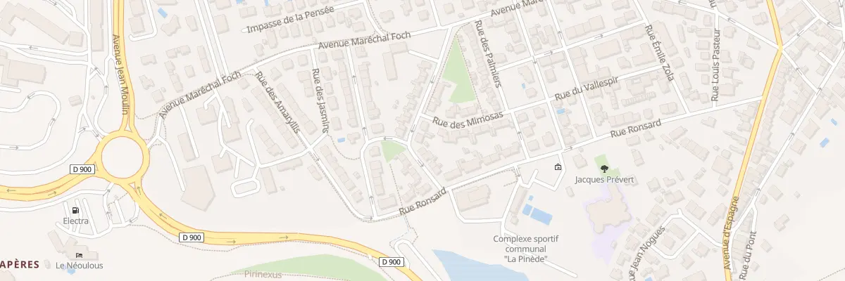 Plan du 28 Rue du Square au Boulou