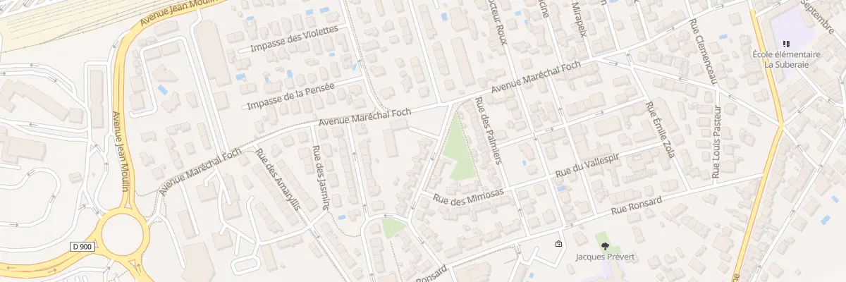 Plan du 2 Rue du Square au Boulou