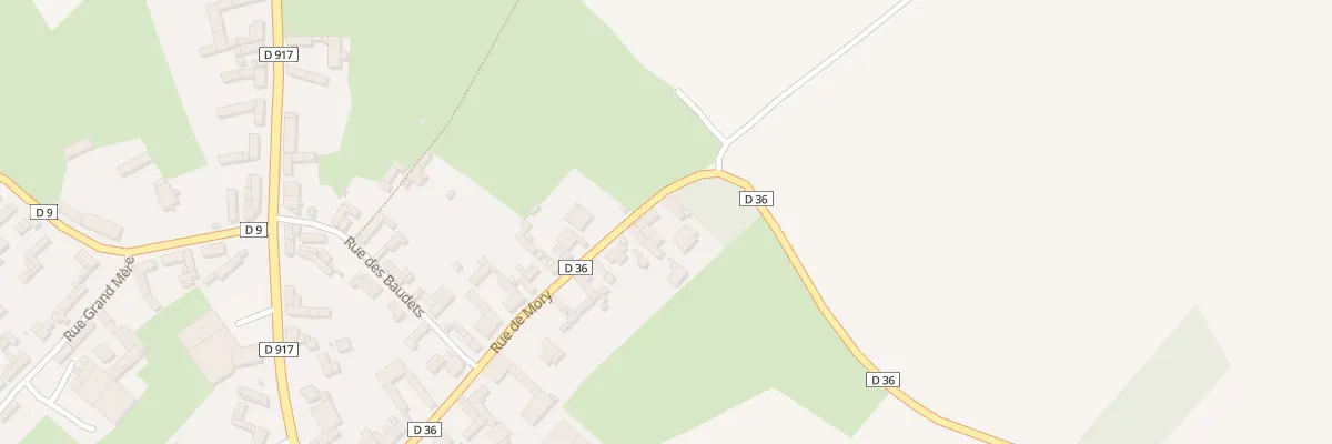 Plan du 17 Rue de Mory à Ervillers