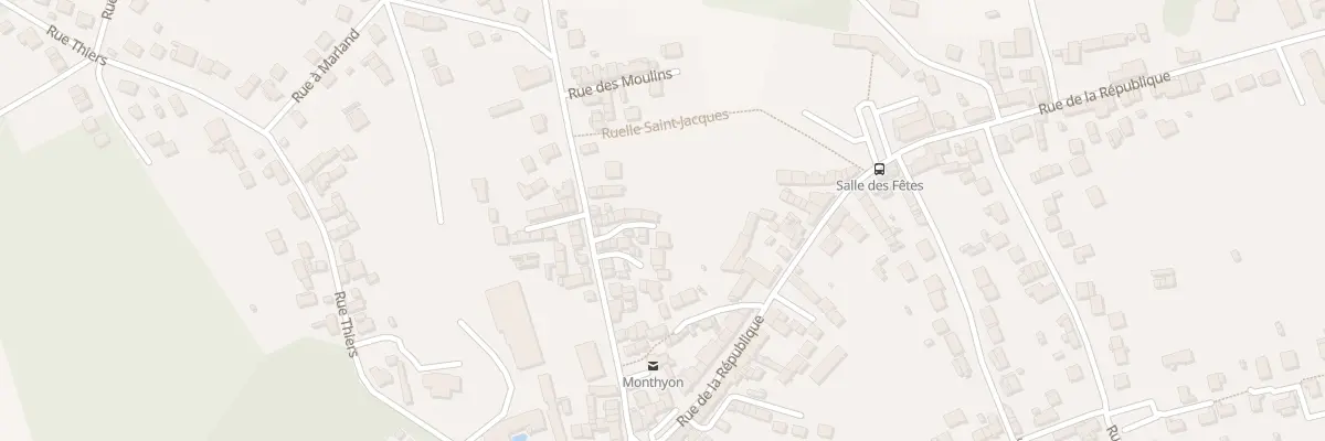 Plan du 20 Rue des Moulins à Monthyon