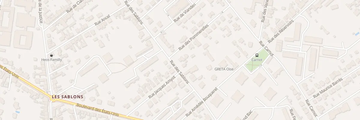 Plan du 51B Rue des Sablons à Compiègne