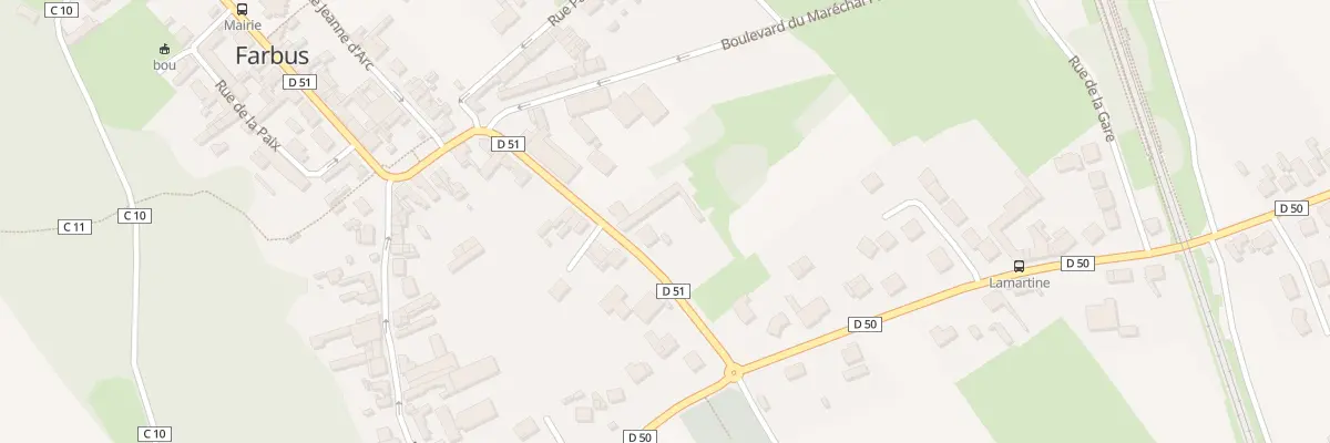 Plan du 9 Rue du Onze Novembre à Farbus